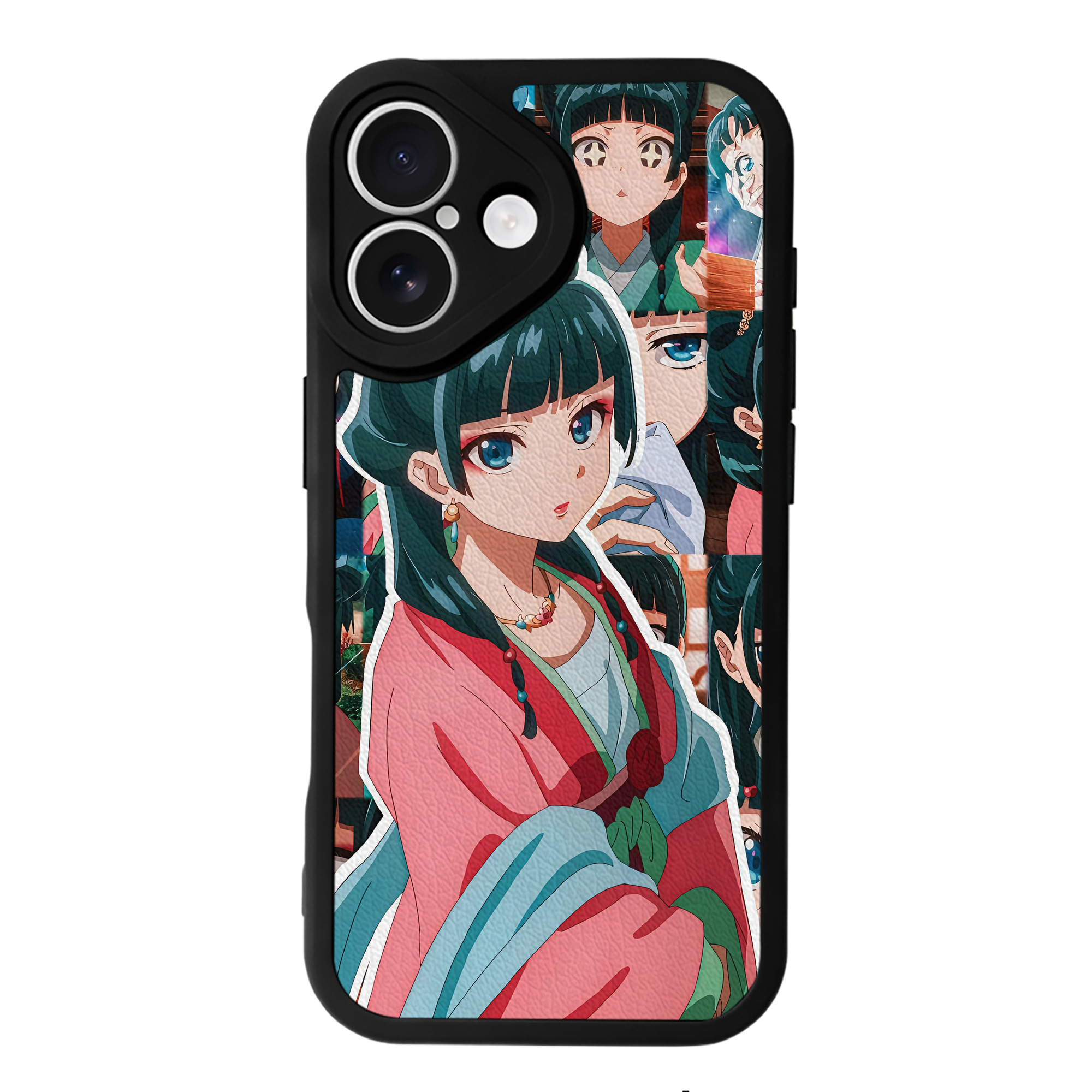（画像用） 薬屋のひとりごと The Apothecary Diaries 【iPhone 16シリーズ対応】シリコンスマホケース（レザー調） 材質：シリコン